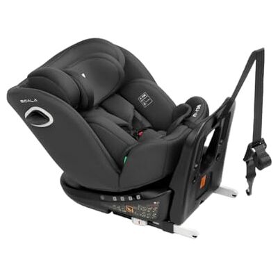 Nurse Scala Siège Auto i-Size 40–150 cm, Pivotant 360º, ISOFIX avec Top Tether, Dos à la Route et Face à la Route, Protection Latérale, Noir - Publicité Nurse Scala Siège Auto i-Size 40–150 cm, Pivotant 360º, ISOFIX avec Top Tether, Dos à la Route et Face à la Route, Protection Latérale, Noir - Publicité