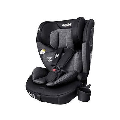 nania Milano, Siège auto bébé ISOFIX, évolutif 76-150 cm, de 9 à 36 kg, 15 mois à 12 ans, Têtière ajustable 12 niveaux de réglages, Protections latérales, Housse amovible et lavable, Porte gobelet - Publicité nania Milano, Siège auto bébé ISOFIX, évolutif 76-150 cm, de 9 à 36 kg, 15 mois à 12 ans, Têtière ajustable 12 niveaux de réglages, Protections latérales, Housse amovible et lavable, Porte gobelet - Publicité