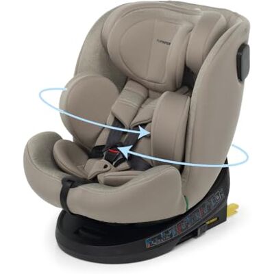 Foppapedretti Siège auto Circle I-Size, siège pivotant à 360° pour enfant de 40 à 150 cm de hauteur, 0-12 ans, conforme ECE R129, fixation Isofix et TopTether, Safe Body Protection, Sable - Publicité Foppapedretti Siège auto Circle I-Size, siège pivotant à 360° pour enfant de 40 à 150 cm de hauteur, 0-12 ans, conforme ECE R129, fixation Isofix et TopTether, Safe Body Protection, Sable - Publicité