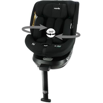nania Spirit, Siège auto pivotant 360°, I-Size 40-150 cm, Evolutif dès la naissance jusqu'à 12 ans environ, Groupe 0+/1/2/3,Fixations isofix, jambe de force - Publicité nania Spirit, Siège auto pivotant 360°, I-Size 40-150 cm, Evolutif dès la naissance jusqu'à 12 ans environ, Groupe 0+/1/2/3,Fixations isofix, jambe de force - Publicité
