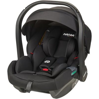 nania Rimini, Siège auto bébé ceinturé, 0-87 cm R129 i-Size, dès la naissance à 13 kg, Groupe 0+, Appuie-tête réglable, Protection Latérale, insert lombaire et de réduction - Publicité nania Rimini, Siège auto bébé ceinturé, 0-87 cm R129 i-Size, dès la naissance à 13 kg, Groupe 0+, Appuie-tête réglable, Protection Latérale, insert lombaire et de réduction - Publicité