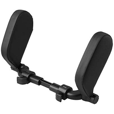 Begchy Oreiller pour appuie-tête de siège de voiture, oreiller pour le cou en mousse viscoélastique pour enfants et passagers, réglable des deux côtés - Publicité Begchy Oreiller pour appuie-tête de siège de voiture, oreiller pour le cou en mousse viscoélastique pour enfants et passagers, réglable des deux côtés - Publicité