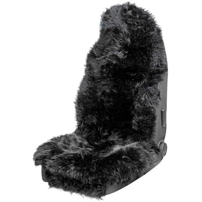 Walser Premium Peau de Mouton pour siège Marla, 100% Peau de Mouton pour siège de Voiture avec 5cm de Hauteur de Laine, Housse de Protection en Fourrure Noir - Publicité Walser Premium Peau de Mouton pour siège Marla, 100% Peau de Mouton pour siège de Voiture avec 5cm de Hauteur de Laine, Housse de Protection en Fourrure Noir - Publicité