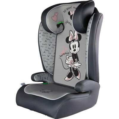 Tataway Disney Minnie Mouse i-Size R129, siège auto pour enfant de 15 à 36 kg (3,5 à 12 ans), 100-150 cm, groupe 2/3, s'installe avec une ceinture à 3 points, gris - Publicité Tataway Disney Minnie Mouse i-Size R129, siège auto pour enfant de 15 à 36 kg (3,5 à 12 ans), 100-150 cm, groupe 2/3, s'installe avec une ceinture à 3 points, gris - Publicité