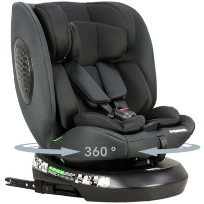Bambisol Siege Auto Rotatif 360° Evolutif Rehausseur Isofix I-Size ECE129/03-40cm (Naissance) à 150 cm (environ 12 ans 36 kg) - Publicité Bambisol Siege Auto Rotatif 360° Evolutif Rehausseur Isofix I-Size ECE129/03-40cm (Naissance) à 150 cm (environ 12 ans 36 kg) - Publicité