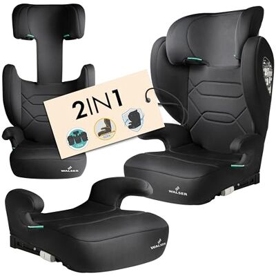 Walser Siege auto enfant Premium Numa, rehausseur enfant 2in1 ISOFIX dossier amovible + appui-tete evolutif 3-8 ans 100-150 cm norme recente ECE R 129, rehausseur voiture noir - Publicité Walser Siege auto enfant Premium Numa, rehausseur enfant 2in1 ISOFIX dossier amovible + appui-tete evolutif 3-8 ans 100-150 cm norme recente ECE R 129, rehausseur voiture noir - Publicité