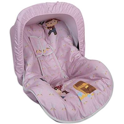 Babyline Pretty Pirate Housse pour chaise de voiture universelle Grouos 0/1/2 - Publicité Babyline Pretty Pirate Housse pour chaise de voiture universelle Grouos 0/1/2 - Publicité