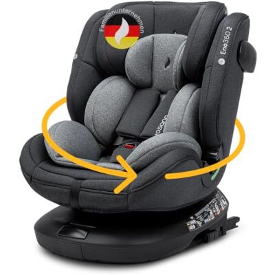 Osann Siège auto bébé pivotant ENO360 2 Isofix i-Size Gris foncé - Publicité Osann Siège auto bébé pivotant ENO360 2 Isofix i-Size Gris foncé - Publicité