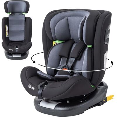Zkiprm Zkipm Siège Auto bébé 360 ° Pivotant, i-Size ECE R129 Sièges, Siege auto SOFIX + LATCH,Housse déboussable et lavable/Harnais de sécurité 5 points/12 Positions Appui-tête/ 0-12 ans(0-36 kg) - Publicité Zkiprm Zkipm Siège Auto bébé 360 ° Pivotant, i-Size ECE R129 Sièges, Siege auto SOFIX + LATCH,Housse déboussable et lavable/Harnais de sécurité 5 points/12 Positions Appui-tête/ 0-12 ans(0-36 kg) - Publicité