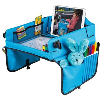 Walser Table de Voyage pour Enfants Voiture, Table de Jeu pour Enfants Voyage, Table Pliante pour Enfants Bleue - Publicité Walser Table de Voyage pour Enfants Voiture, Table de Jeu pour Enfants Voyage, Table Pliante pour Enfants Bleue - Publicité