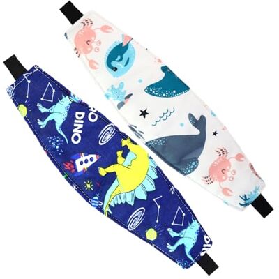 Icyowls 2 Pièces Support de Tête Siège Auto Enfant, Bandeau Réglable pour Sièges Auto, Appui-tête pour Bébés et Enfants avec Protection de Sangle pour un Sommeil Sûr en Voiture - Publicité Icyowls 2 Pièces Support de Tête Siège Auto Enfant, Bandeau Réglable pour Sièges Auto, Appui-tête pour Bébés et Enfants avec Protection de Sangle pour un Sommeil Sûr en Voiture - Publicité