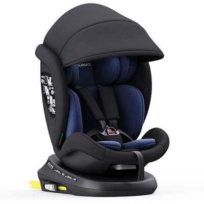 XOMAX 946i Siège enfant rotatif à 360° avec ISOFIX, fonction inclinable, évolutif, 0-36 kg, 0-12 ans, groupe 0/1/2/3, harnais 5 points et harnais 3 points, housse amovible, lavable I ECE R129 - Publicité XOMAX 946i Siège enfant rotatif à 360° avec ISOFIX, fonction inclinable, évolutif, 0-36 kg, 0-12 ans, groupe 0/1/2/3, harnais 5 points et harnais 3 points, housse amovible, lavable I ECE R129 - Publicité