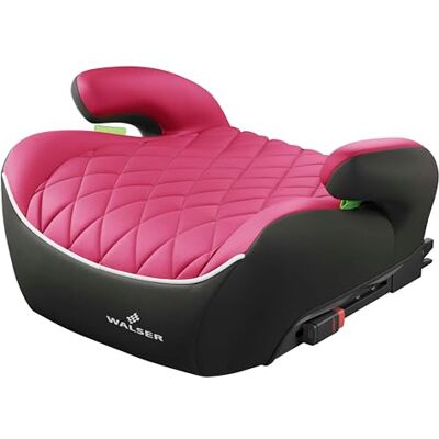 Walser Premium Rehausseur de siège pour enfants voiture ISOFIX, siège enfant voiture 125-150 cm, rehausseur de place enfant auto Andy dernière norme 2024 ECE R 129 noir/rose - Publicité Walser Premium Rehausseur de siège pour enfants voiture ISOFIX, siège enfant voiture 125-150 cm, rehausseur de place enfant auto Andy dernière norme 2024 ECE R 129 noir/rose - Publicité