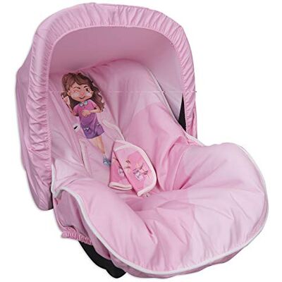 Babyline Housse de chaise de voiture, universelle groupes 0/1/2, couvre-harnais cadeau !!! (Beauty Girl) - Publicité Babyline Housse de chaise de voiture, universelle groupes 0/1/2, couvre-harnais cadeau !!! (Beauty Girl) - Publicité