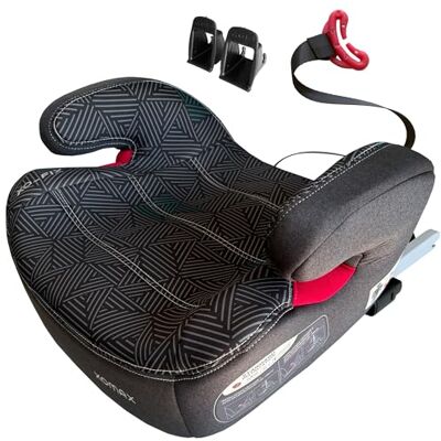 XOMAX XL-313 Siège enfant avec ISOFIX et guidage de ceinture I Croissance avec 15-36 kg, environ 6-12 ans, taille du corps de 125-150 cm, groupe 2/3 I Housse amovible et lavable I ECE R129 (motif noir - Publicité XOMAX XL-313 Siège enfant avec ISOFIX et guidage de ceinture I Croissance avec 15-36 kg, environ 6-12 ans, taille du corps de 125-150 cm, groupe 2/3 I Housse amovible et lavable I ECE R129 (motif noir - Publicité
