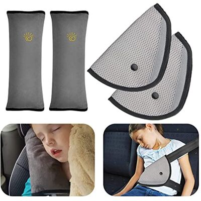 Ruikdly 2 Coussin Ceinture Sécurité Enfant 2 Ajusteur de Ceinture de Sécurité Coussin Voiture Enfant Protege Ceinture de Securite pour Enfants Auto Sacs à Dos Voyages - Publicité Ruikdly 2 Coussin Ceinture Sécurité Enfant 2 Ajusteur de Ceinture de Sécurité Coussin Voiture Enfant Protege Ceinture de Securite pour Enfants Auto Sacs à Dos Voyages - Publicité