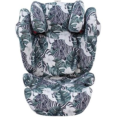 JYOKO KIDS Housse pour siège auto bébé en coton compatible avec Cybex Solution M et Pallas B Fix (Zebra) - Publicité JYOKO KIDS Housse pour siège auto bébé en coton compatible avec Cybex Solution M et Pallas B Fix (Zebra) - Publicité