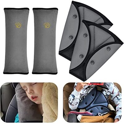 Ruikdly 2 Coussin Ceinture Sécurité Enfant 2 Ajusteur de Ceinture de Sécurité Coussin Voiture Enfant Protege Ceinture de Securite pour Enfants Auto Sacs à Dos Voyages - Publicité Ruikdly 2 Coussin Ceinture Sécurité Enfant 2 Ajusteur de Ceinture de Sécurité Coussin Voiture Enfant Protege Ceinture de Securite pour Enfants Auto Sacs à Dos Voyages - Publicité