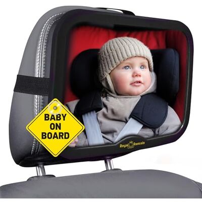 Royal Rascals - Miroir bébé dos - Noir - Publicité Royal Rascals - Miroir bébé dos - Noir - Publicité