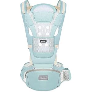 SONARIN Porte-bébé Respirant avec Siège à Hanche pour Nouveau-né et Enfant de 0 à 36 Mois,Pur Coton Maille 3D Porte Bébé Ergonomique,Taille Réglable Multifonctionnel,Jusqu'à 30 KG(Vert) - Publicité SONARIN Porte-bébé Respirant avec Siège à Hanche pour Nouveau-né et Enfant de 0 à 36 Mois,Pur Coton Maille 3D Porte Bébé Ergonomique,Taille Réglable Multifonctionnel,Jusqu'à 30 KG(Vert) - Publicité
