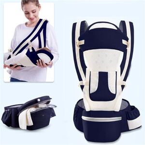 Lnlscle Porte-bébé 3 en 1,tabouret de taille multifonctionnel pour tout-petits avec fonction de rangement,porte-siège de hanche respirant pour bébé,support de siège ergonomique,enveloppements faciles - Publicité
