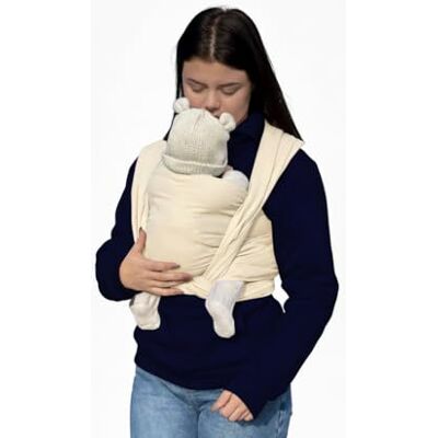 Naturiou Naturioù Simply Wrap Écharpe de Portage Tissée 100% Coton Sergé Brisé Grandes Tailles Ecru Taille 5,2m - Publicité Naturiou Naturioù Simply Wrap Écharpe de Portage Tissée 100% Coton Sergé Brisé Grandes Tailles Ecru Taille 5,2m - Publicité