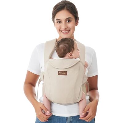 momcozy Porte Bebe Nouveau-Né 3,2 à 11,3 kg Coton Kaki Porté Bébé, Ergonomique en M, Facile à Enfiler, Soutien Lombaire, Favorise le Développement Sain des Hanches - Publicité momcozy Porte Bebe Nouveau-Né 3,2 à 11,3 kg Coton Kaki Porté Bébé, Ergonomique en M, Facile à Enfiler, Soutien Lombaire, Favorise le Développement Sain des Hanches - Publicité