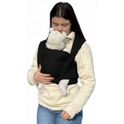 Naturiou Naturioù Simply Wrap Écharpe de Portage Tissée 100% Coton Idéale Grande Taille Noir Taille 5,2m - Publicité Naturiou Naturioù Simply Wrap Écharpe de Portage Tissée 100% Coton Idéale Grande Taille Noir Taille 5,2m - Publicité