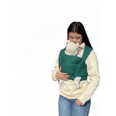 Naturiou Naturioù Simply Wrap Écharpe de Portage Tissée 100% Coton- Émeraude Taille 4,2m - Publicité Naturiou Naturioù Simply Wrap Écharpe de Portage Tissée 100% Coton- Émeraude Taille 4,2m - Publicité