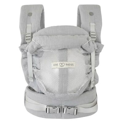 Love Radius Porte-Bébé Physiologique PhysioCarrier 2 (Gris) - Publicité Love Radius Porte-Bébé Physiologique PhysioCarrier 2 (Gris) - Publicité