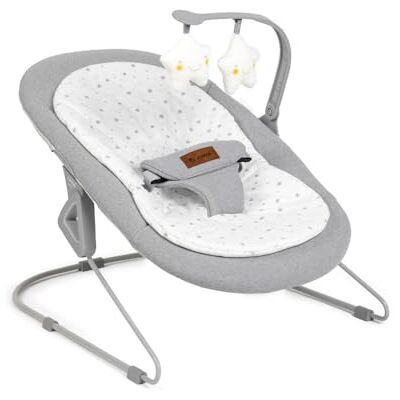 Jane Jané Light, Transat Bébé dès la Naissance, Transat Ultraleger avec Balancement Naturel, Arche de Jeux et Réducteur, Housse Déhoussable et Lavable, Gris - Publicité Jane Jané Light, Transat Bébé dès la Naissance, Transat Ultraleger avec Balancement Naturel, Arche de Jeux et Réducteur, Housse Déhoussable et Lavable, Gris - Publicité