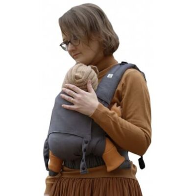 Naturiou Guizy Porte-bébé Physiologique Naturioù Ceinture Tournante Tékizy Pack Accessoires Inclus Gris Marin - Publicité Naturiou Guizy Porte-bébé Physiologique Naturioù Ceinture Tournante Tékizy Pack Accessoires Inclus Gris Marin - Publicité