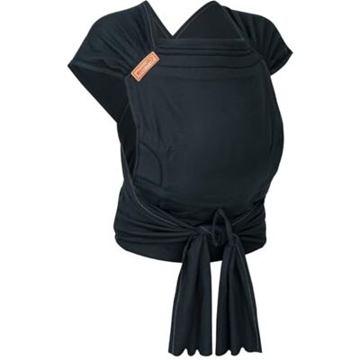 Hoppediz Babytrage Hop-Tye Advanced all black - Publicité Hoppediz Babytrage Hop-Tye Advanced all black - Publicité