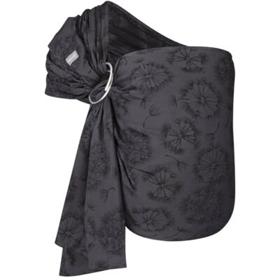 Hoppediz Ring-Sling Écharpe à anneaux dès la naissance, Chicago Écharpe de portage ergonomique à anneaux pour une mise en place rapide, notice incluse - Publicité Hoppediz Ring-Sling Écharpe à anneaux dès la naissance, Chicago Écharpe de portage ergonomique à anneaux pour une mise en place rapide, notice incluse - Publicité