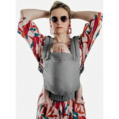 Naturiou Guizy Porte-bébé Physiologique Naturioù Ceinture Tournante Tekizy Sans accessoires Gris Galet - Publicité Naturiou Guizy Porte-bébé Physiologique Naturioù Ceinture Tournante Tekizy Sans accessoires Gris Galet - Publicité