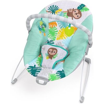 Bright Starts Wild Wonders,Transat Vibrant Bébé avec Arche Amovible et 2 Jouets, Pieds Antidérapants, 0-6 Mois, Jusqu’à 9 kg - Publicité Bright Starts Wild Wonders,Transat Vibrant Bébé avec Arche Amovible et 2 Jouets, Pieds Antidérapants, 0-6 Mois, Jusqu’à 9 kg - Publicité