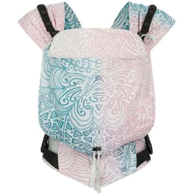 Hoppediz Porte-bébé Primeo dès la naissance (2.5-15 kg), Porte-bébé ventral et dorsal, Taille Réglable, 100% coton bio, Design Jaipur Crème - Publicité Hoppediz Porte-bébé Primeo dès la naissance (2.5-15 kg), Porte-bébé ventral et dorsal, Taille Réglable, 100% coton bio, Design Jaipur Crème - Publicité