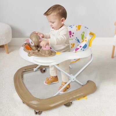 LANTUS Trotteur Bebe Marcheur D'apprentissage Assis-Debout, Apprentissage de la Marche, Cadeau Bébé Dès 9 Mois Garçon Fille Evolutif 3 en 1,62 * 68 * 36-81cm Kaki - Publicité LANTUS Trotteur Bebe Marcheur D'apprentissage Assis-Debout, Apprentissage de la Marche, Cadeau Bébé Dès 9 Mois Garçon Fille Evolutif 3 en 1,62 * 68 * 36-81cm Kaki - Publicité