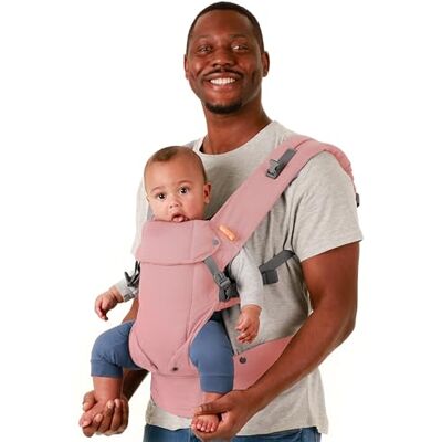 Beco Gemini Porte-Bébé Naissance à Bambin, 3-16 kg, Lin Rose 4 Positions Ergonomiques : ventre face à soi ou au monde, hanche et dos, Assise Réglable, Physiologique dès la naissance. Publicité Beco Gemini Porte-Bébé Naissance à Bambin, 3-16 kg, Lin Rose 4 Positions Ergonomiques : ventre face à soi ou au monde, hanche et dos, Assise Réglable, Physiologique dès la naissance. Publicité