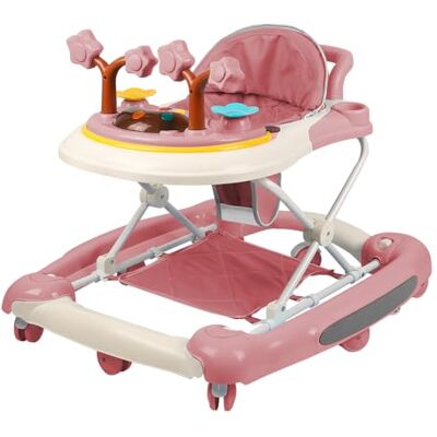 LANTUS Trotteur bébé,Siège Bébé Table d’Activités,Sièges Sauteurs Suspendus,Trotteur avec musique et lumières,Siège Harnais Sauteur Bébé-67 * 72 * 92cm- Rose (A) - Publicité LANTUS Trotteur bébé,Siège Bébé Table d’Activités,Sièges Sauteurs Suspendus,Trotteur avec musique et lumières,Siège Harnais Sauteur Bébé-67 * 72 * 92cm- Rose (A) - Publicité