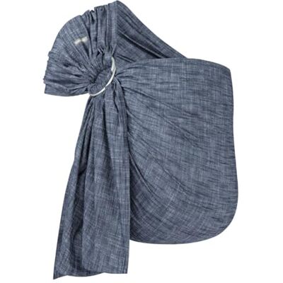 Hoppediz Ring-Sling Popeline Denim - Publicité Hoppediz Ring-Sling Popeline Denim - Publicité