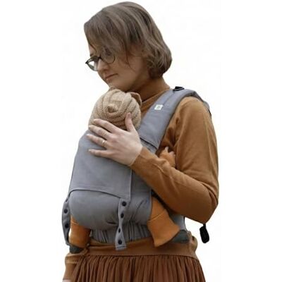 Naturiou Guizy Porte-bébé Physiologique Naturioù Ceinture Tournante Tekizy Pack Accessoires Inclus Gris Galet - Publicité Naturiou Guizy Porte-bébé Physiologique Naturioù Ceinture Tournante Tekizy Pack Accessoires Inclus Gris Galet - Publicité