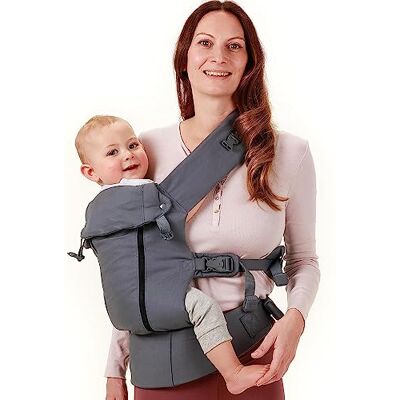 Beco 8 Porte-bébé Pour Nourrissons et Jeunes Enfants Portage Bébé Hybride Avant et Arrière Ergonomique Avec Assise Ajustable Pour Enfants Pesant Entre 3 et 20 kg (Gris) - Publicité Beco 8 Porte-bébé Pour Nourrissons et Jeunes Enfants Portage Bébé Hybride Avant et Arrière Ergonomique Avec Assise Ajustable Pour Enfants Pesant Entre 3 et 20 kg (Gris) - Publicité