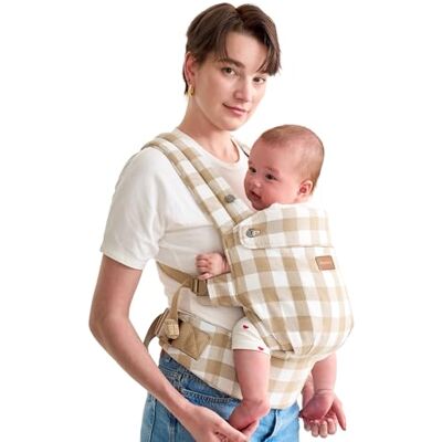 momcozy Porte-bébé en coton naturel : particulièrement durable, ergonomique, léger et confortable Mains libres pour les mamans et les papas Carreaux ardoises - Publicité momcozy Porte-bébé en coton naturel : particulièrement durable, ergonomique, léger et confortable Mains libres pour les mamans et les papas Carreaux ardoises - Publicité
