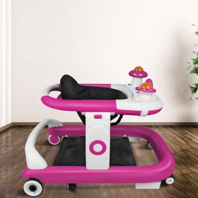 LANTUS Trotteur et Centre d'activités 3 en 1, lumières et musique, hauteur réglable, Trotteur Original, facile à plier, Baby Walker à Partir de 6 Mois, 70 * 56 * 42cm- Rouge - Publicité LANTUS Trotteur et Centre d'activités 3 en 1, lumières et musique, hauteur réglable, Trotteur Original, facile à plier, Baby Walker à Partir de 6 Mois, 70 * 56 * 42cm- Rouge - Publicité