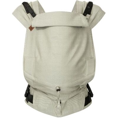 Hoppediz Porte-bébé Primeo Full-Buckle dès la naissance (2.5-15 kg), Porte-bébé ventral et dorsal, Taille Réglable, 100% coton bio, Design Elbe - Publicité Hoppediz Porte-bébé Primeo Full-Buckle dès la naissance (2.5-15 kg), Porte-bébé ventral et dorsal, Taille Réglable, 100% coton bio, Design Elbe - Publicité