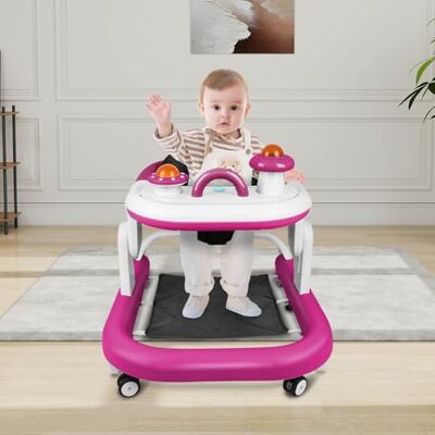 LANTUS Trotteur et Centre d'activités 3 en 1, lumières et musique, hauteur réglable, Trotteur Original, facile à plier, Baby Walker à Partir de 6 Mois, 70 * 56 * 42cm- Rouge - Publicité LANTUS Trotteur et Centre d'activités 3 en 1, lumières et musique, hauteur réglable, Trotteur Original, facile à plier, Baby Walker à Partir de 6 Mois, 70 * 56 * 42cm- Rouge - Publicité