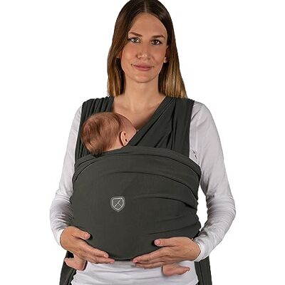 KOALA BABYCARE echarpe de portage bebe -Cuddle Band 2.0 La plus Facile à porter écharpe de portage bébé élastique Approuvée jusqu'à 15kg Ajustable et Unisexe - Publicité KOALA BABYCARE echarpe de portage bebe -Cuddle Band 2.0 La plus Facile à porter écharpe de portage bébé élastique Approuvée jusqu'à 15kg Ajustable et Unisexe - Publicité