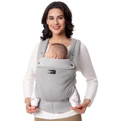 momcozy Porte Bebe Porte Bebe Léger et Respirant en Maille, Porte Bebe Ergonomique pour 3-24 Mois, avec Design Dos en X et Soutien Lombaire Amélioré, Confort Toute l’Année, Gris Maille aérée - Publicité momcozy Porte Bebe Porte Bebe Léger et Respirant en Maille, Porte Bebe Ergonomique pour 3-24 Mois, avec Design Dos en X et Soutien Lombaire Amélioré, Confort Toute l’Année, Gris Maille aérée - Publicité