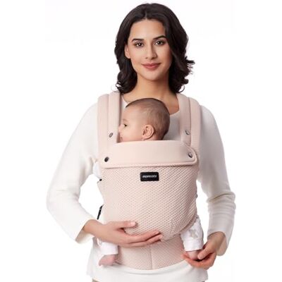 momcozy Porte-bébé en maille respirante Porte-bébé en maille légère et respirante Porte-bébé ergonomique Avec dos en X et soutien lombaire amélioré Pour un confort toute l'année Rose - Publicité momcozy Porte-bébé en maille respirante Porte-bébé en maille légère et respirante Porte-bébé ergonomique Avec dos en X et soutien lombaire amélioré Pour un confort toute l'année Rose - Publicité